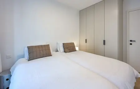 Appartement design avec terrasse couverte à Ostende, près du port : photo 24