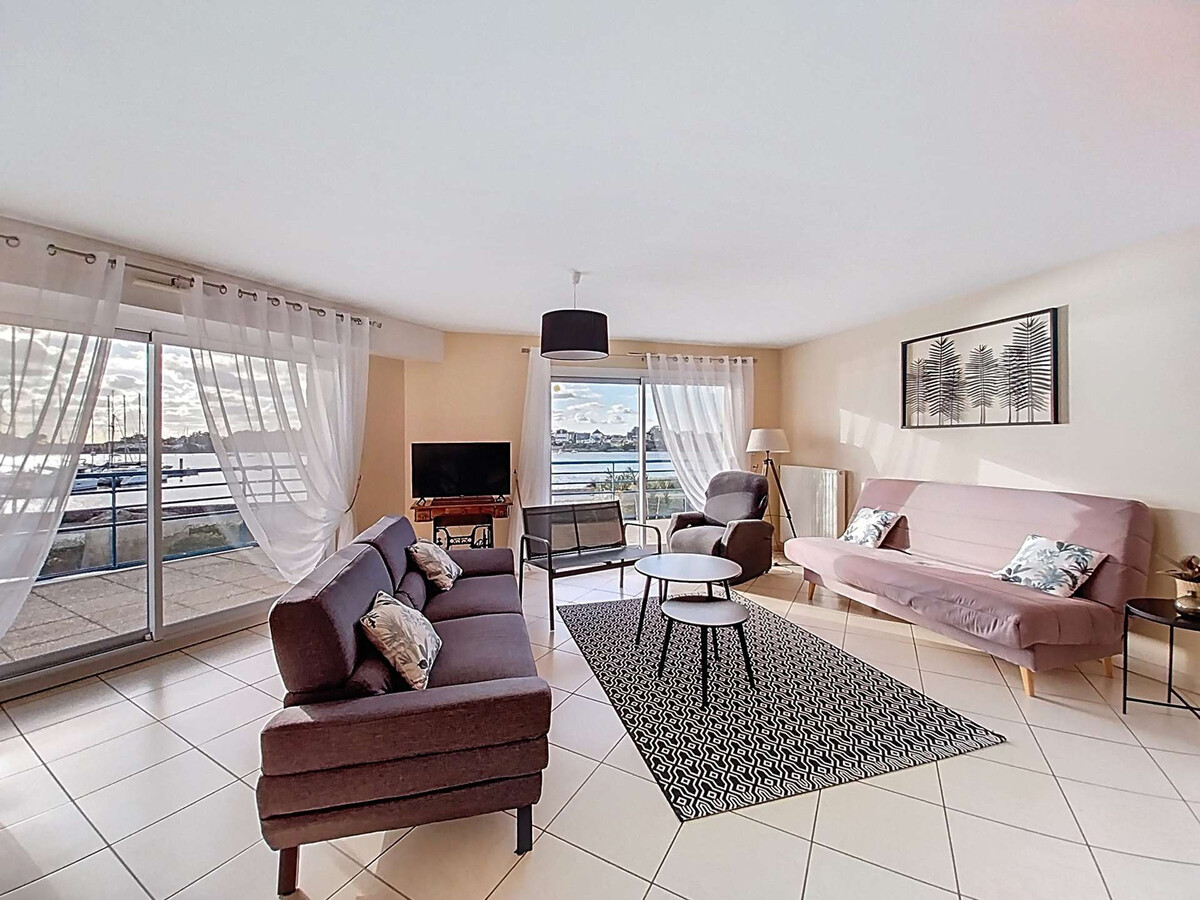 Appartement 104 m² face au port d'Étel, terrasse vue Ria - Photo 2