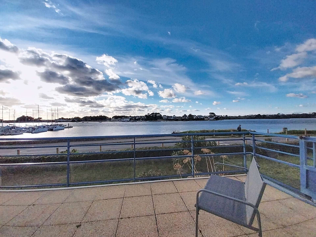 Appartement 104 m² face au port d'Étel, terrasse vue Ria - Photo 9
