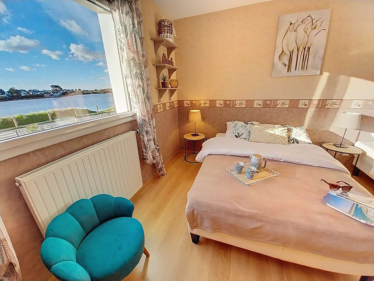 Appartement 104 m² face au port d'Étel, terrasse vue Ria - Photo 13