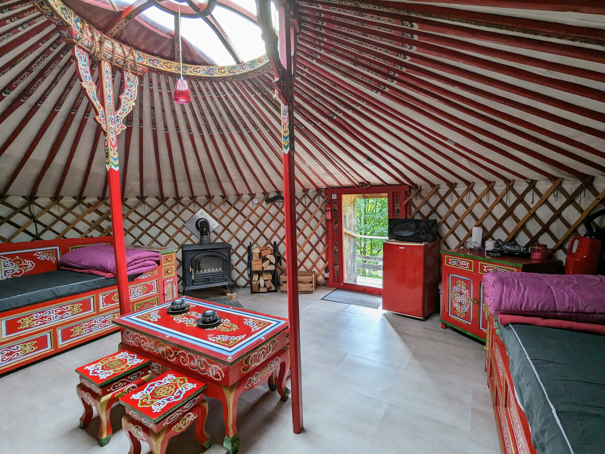 Yourte avec sauna privé et terrasse plein sud à Ferdrupt - Photo 4
