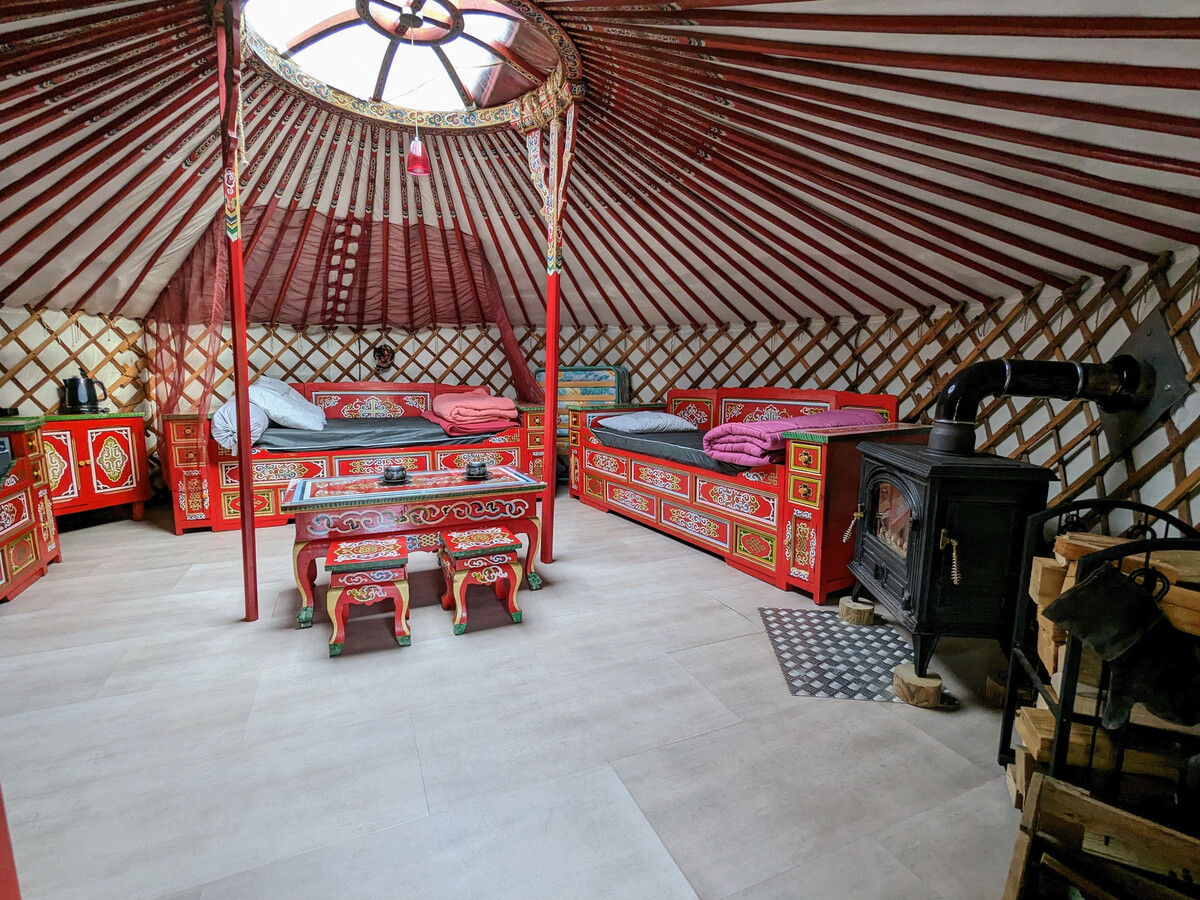 Yourte avec sauna privé et terrasse plein sud à Ferdrupt - Photo 6
