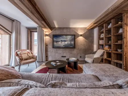 Appartement luxe 3 chambres, ski room et conciergerie 5* : photo 11
