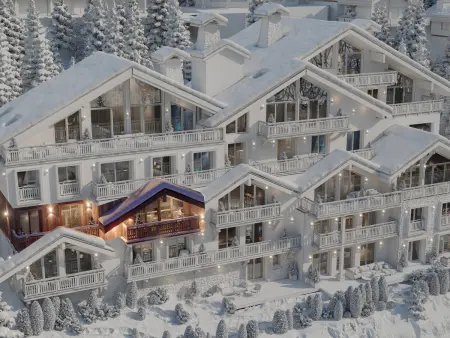 Appartement luxe 3 chambres, ski room et conciergerie 5* : photo 23
