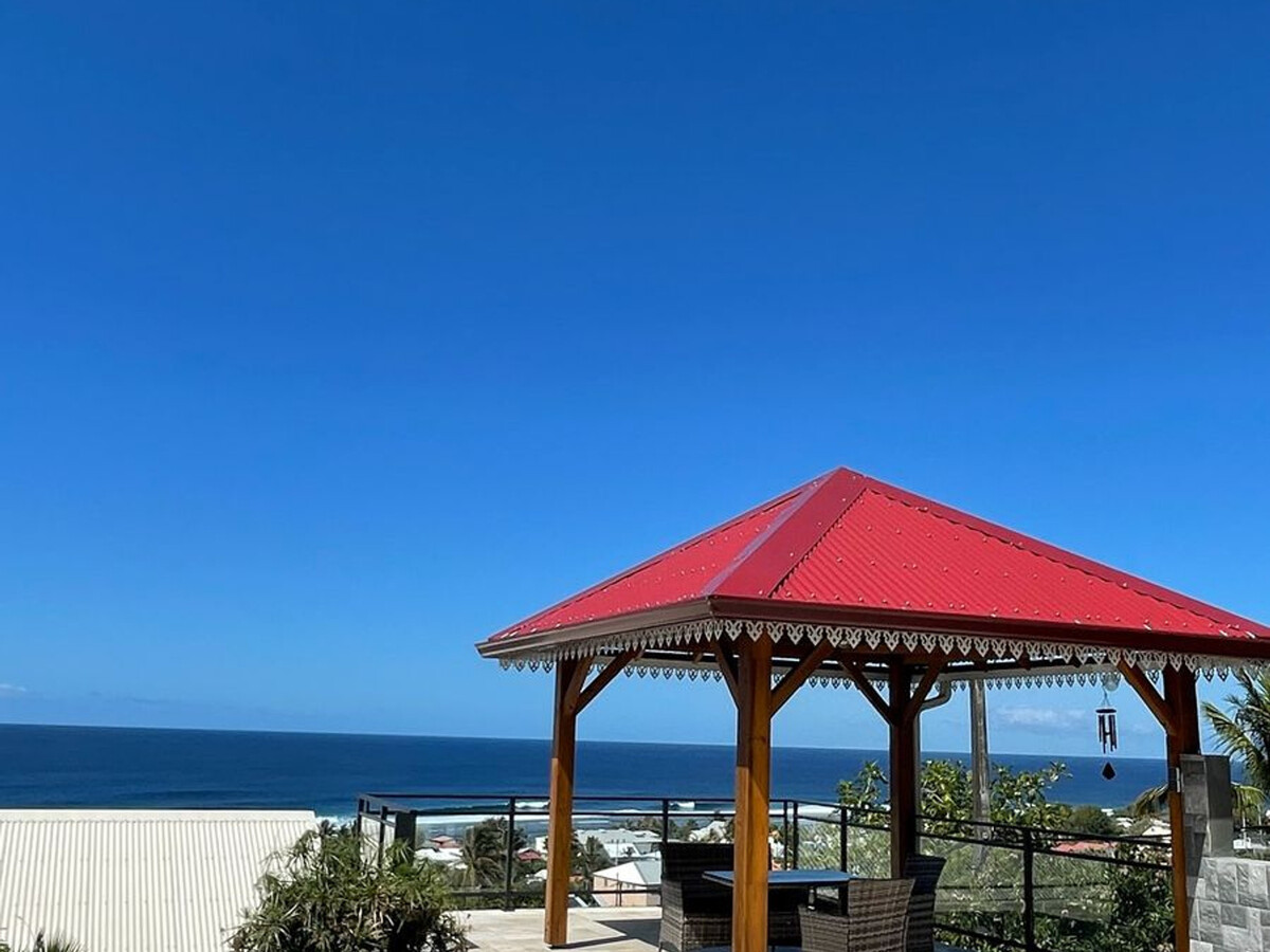 Gîte 4 pers à Saint-Pierre : piscine, vue océan et baleines - Photo 16