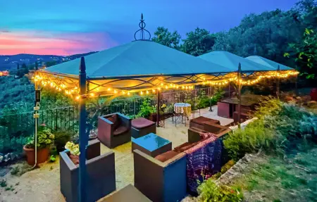 Maison 6 chambres avec piscine et vue panoramique en Toscane : photo 7