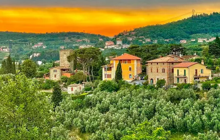 Maison 6 chambres avec piscine et vue panoramique en Toscane : photo 8