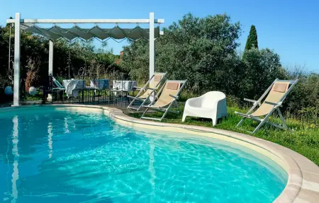 Maison 6 chambres avec piscine et vue panoramique en Toscane : photo 10
