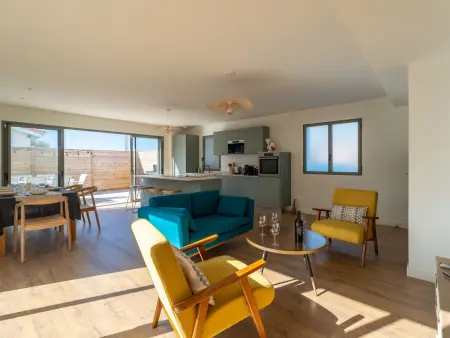 Location maison à Biscarrosse Plage, Maison neuve proche océan, terrasse, parking, 8 pers