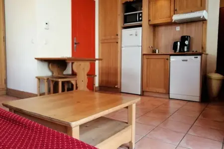 Location appartement à UVERNET FOURS, Studio pour 4 Personnes
