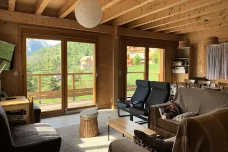 Location appartement à UVERNET FOURS, Chalets pour 10 Personnes
