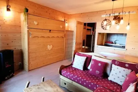 Location appartement à UVERNET FOURS, Studio pour 5 Personnes