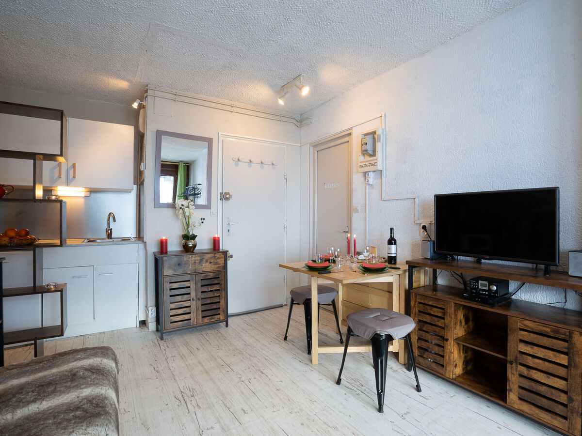 Studio 22 m² Tignes, balcon sud vue montagne - Photo 3