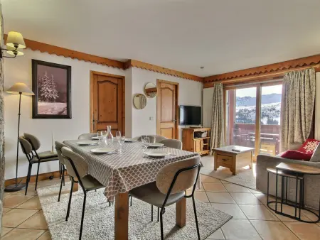 Location appartement à Plagne Aime 2000, Appartement 3 chambres, accès piscine, vue sur pistes