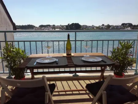 Duplex climatisé 4P avec vue Ria, face port d'Étel - Photo 1