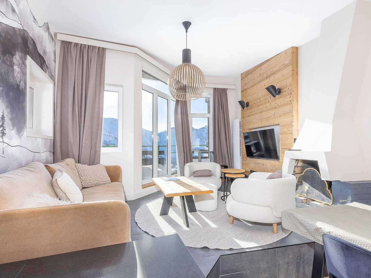 Duplex montagnard 89m² vue vallée, 3 ch., cheminée - Photo 1