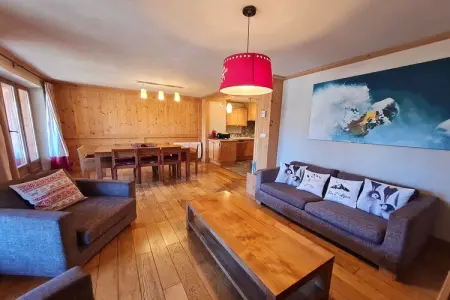 Location appartement à Les Deux Alpes, Appartement avec vue sur la montagne