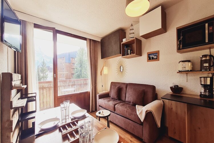 Studio Les Deux Alpes, 20 m des pistes - Photo 1