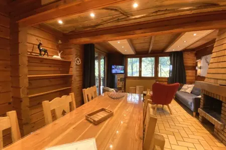 Le Renne – Chalet bois avec spa à La Bresse : photo 4