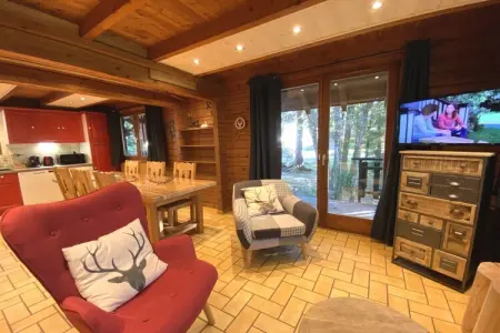 Le Renne – Chalet bois avec spa à La Bresse : photo 11