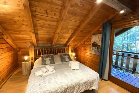 Le Renne – Chalet bois avec spa à La Bresse : photo 16