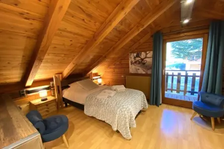 Le Renne – Chalet bois avec spa à La Bresse : photo 17