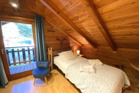 Le Renne – Chalet bois avec spa à La Bresse : photo 18