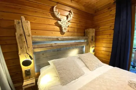 Le Renne – Chalet bois avec spa à La Bresse : photo 20