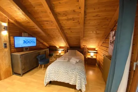Le Renne – Chalet bois avec spa à La Bresse : photo 21