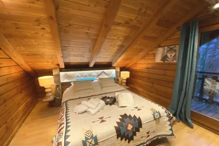 Le Grizzly, chalet bois en bord de rivière à La Bresse : photo 12
