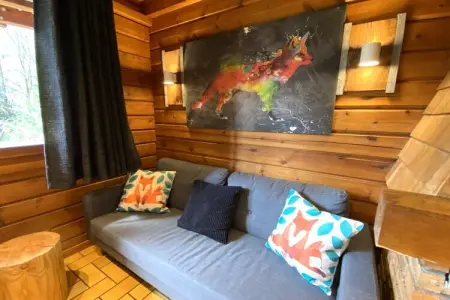 Le Renard, chalet en bois en bord de rivière à La Bresse : photo 8