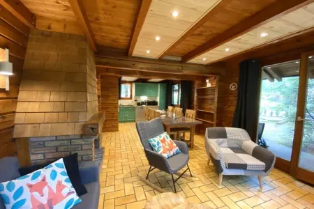 Le Renard, chalet en bois en bord de rivière à La Bresse : photo 10