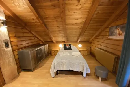 Le Renard, chalet en bois en bord de rivière à La Bresse : photo 17