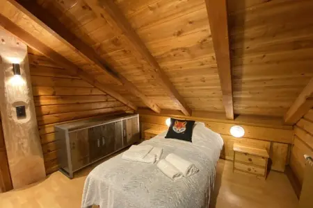 Le Renard, chalet en bois en bord de rivière à La Bresse : photo 20