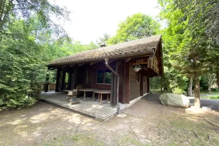 Le Renard, chalet en bois en bord de rivière à La Bresse : photo 26