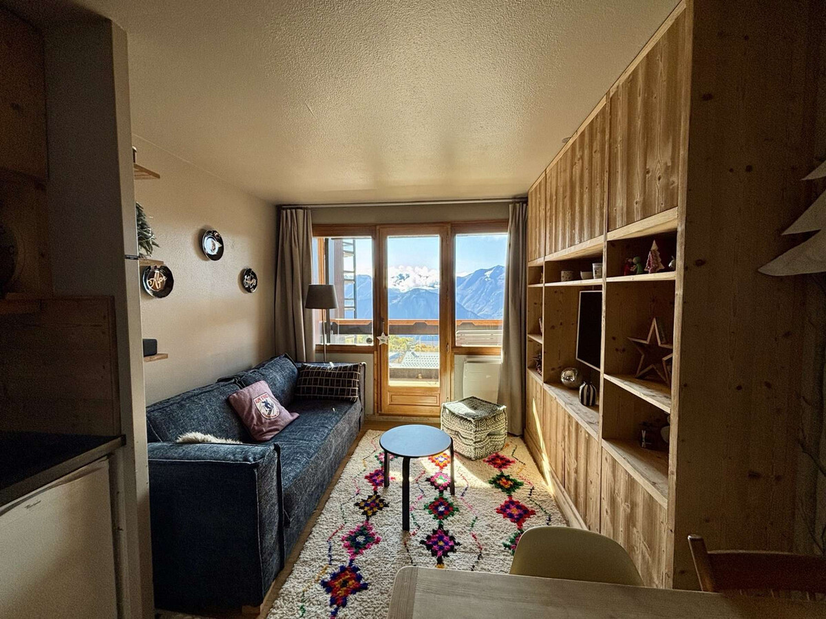 Studio 4 personnes Alpe d'Huez, navette skis gratuite - Photo 1