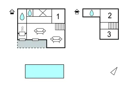 Maison 6 personnes avec piscine à Saint-Laurent-du-Verdon : photo 41