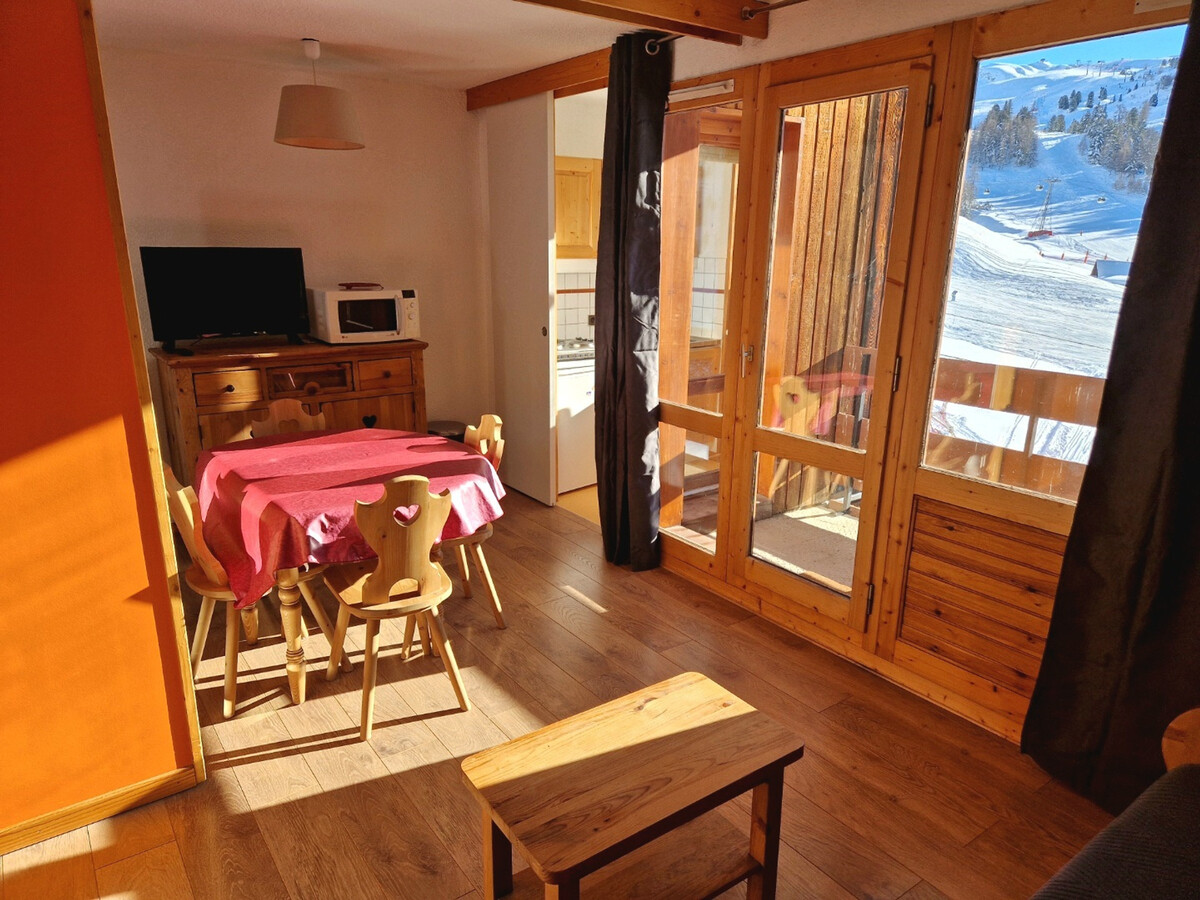 Studio 4 pers balcon vue pistes, Plagne Bellecôte - Photo 3