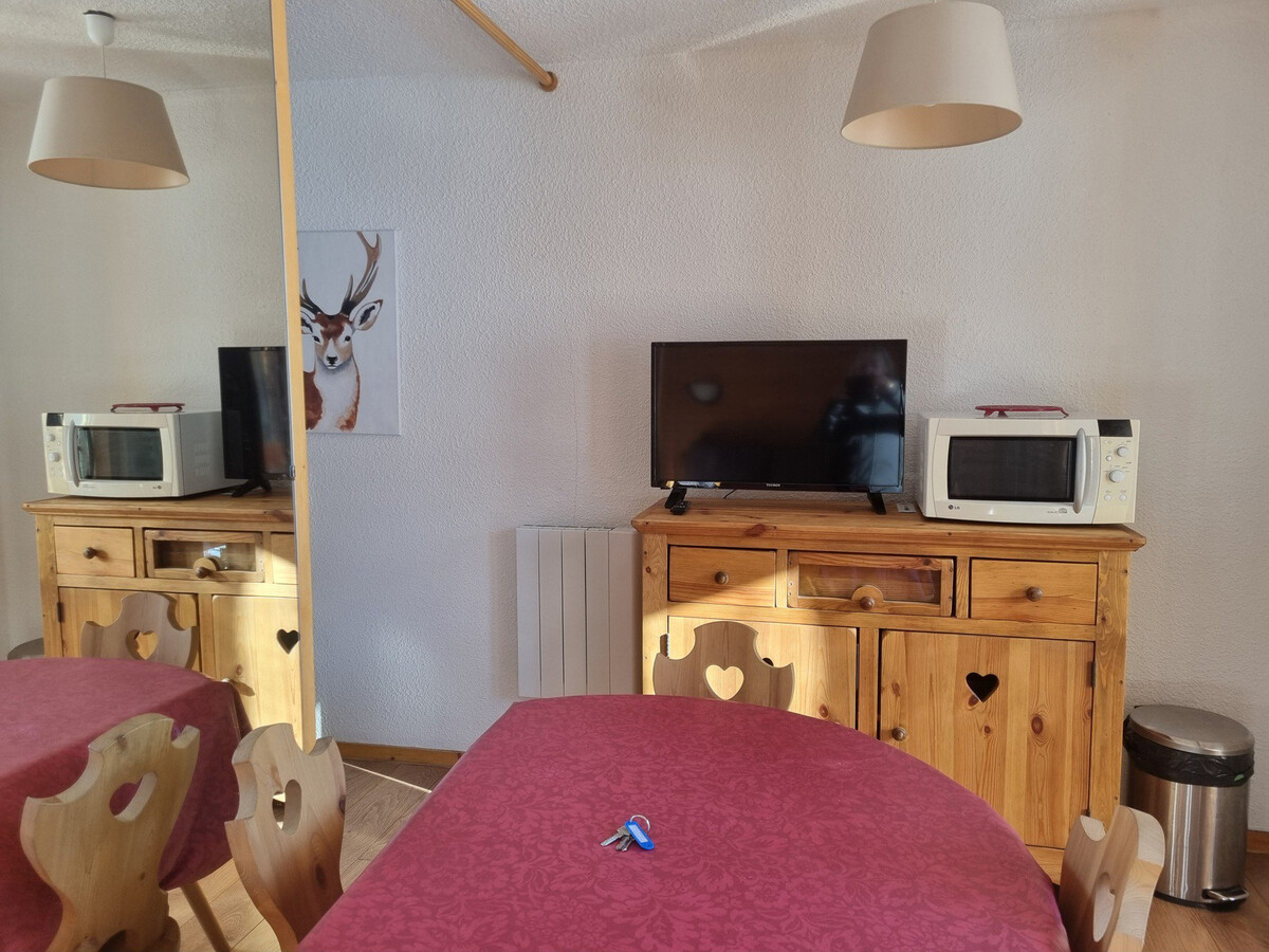 Studio 4 pers balcon vue pistes, Plagne Bellecôte - Photo 9