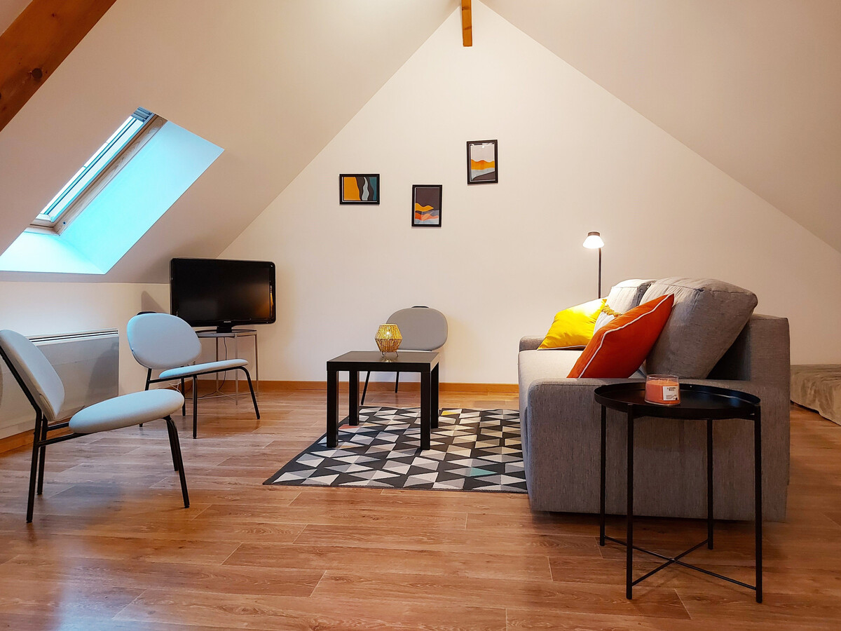 Le Grenier de Cécile, appartement cosy au Boullay-Thierry - Photo 3