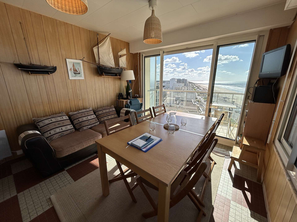Appartement 6 pers. face à la mer, 8e étage à Saint-Jean-de-Monts - Photo 2