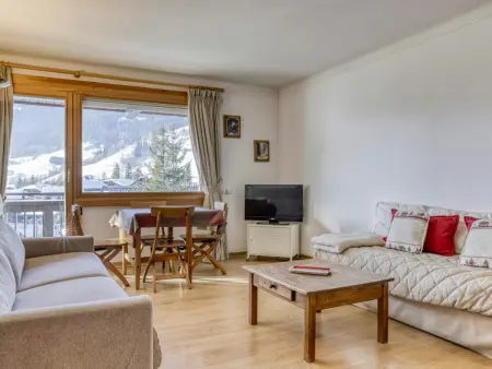Location appartement à Megève, Studio cabine à Megève pour 4 pers, avec balcon, animaux admis, proche télécabine