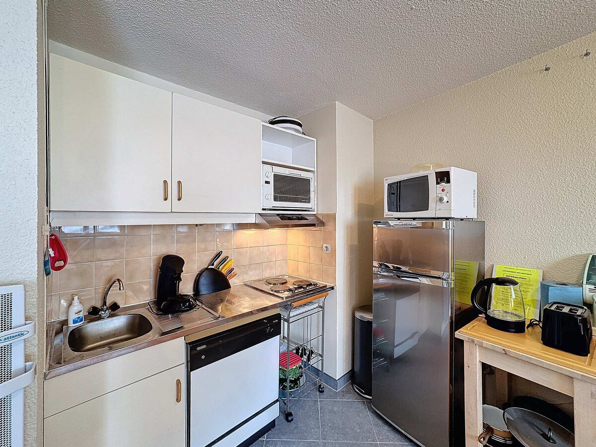 Studio cabine 4 pers, animaux admis, parking, Appartement 4 personnes à Les Menuires - Photo 6