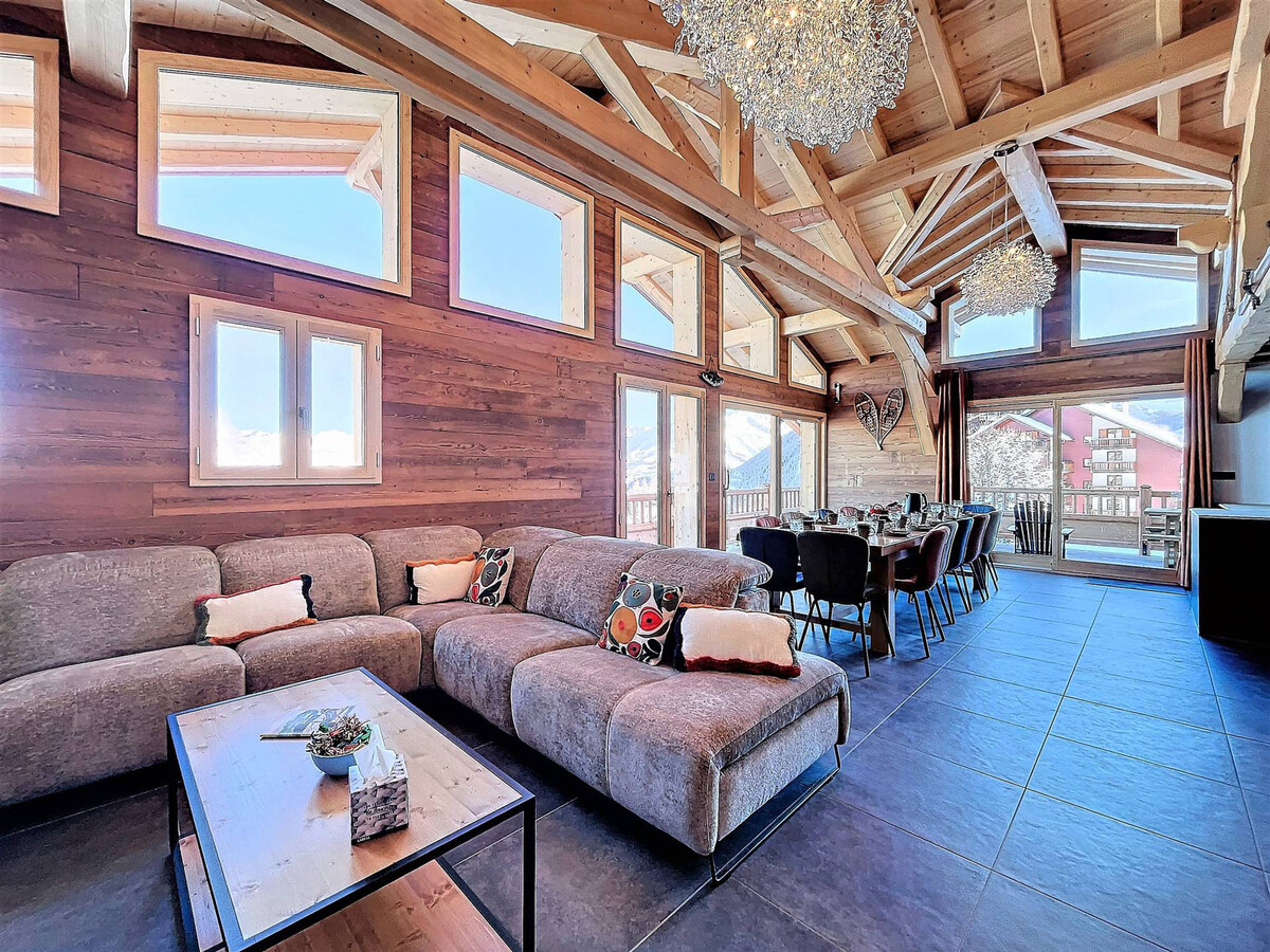 Chalet 4* neuf 218m² spa, 14 pers, Le Corbier - Photo 1