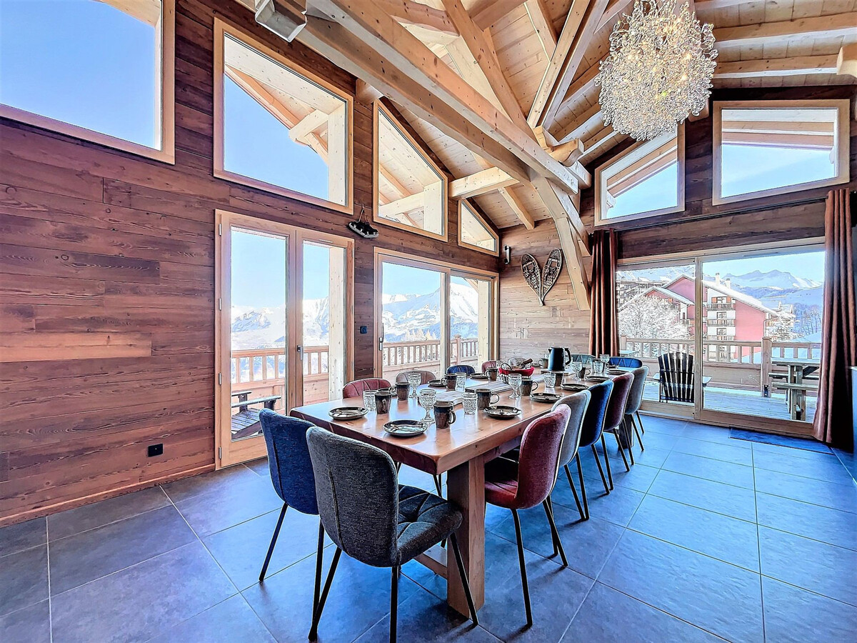 Chalet 4* neuf 218m² spa, 14 pers, Le Corbier - Photo 7