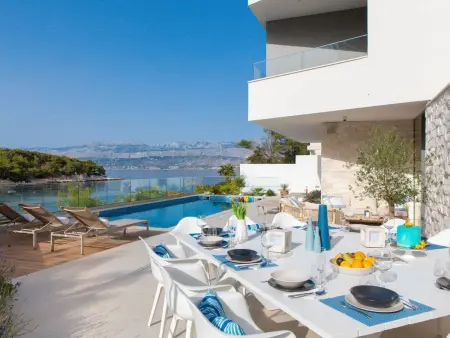Villa Zastup, 12 pers., piscine chauffée et vue mer : photo 3
