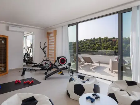 Villa Zastup, 12 pers., piscine chauffée et vue mer : photo 31