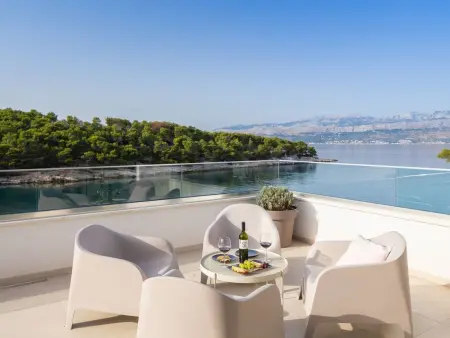 Villa Zastup, 12 pers., piscine chauffée et vue mer : photo 35