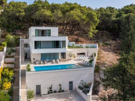 Villa Zastup, 12 pers., piscine chauffée et vue mer : photo 44