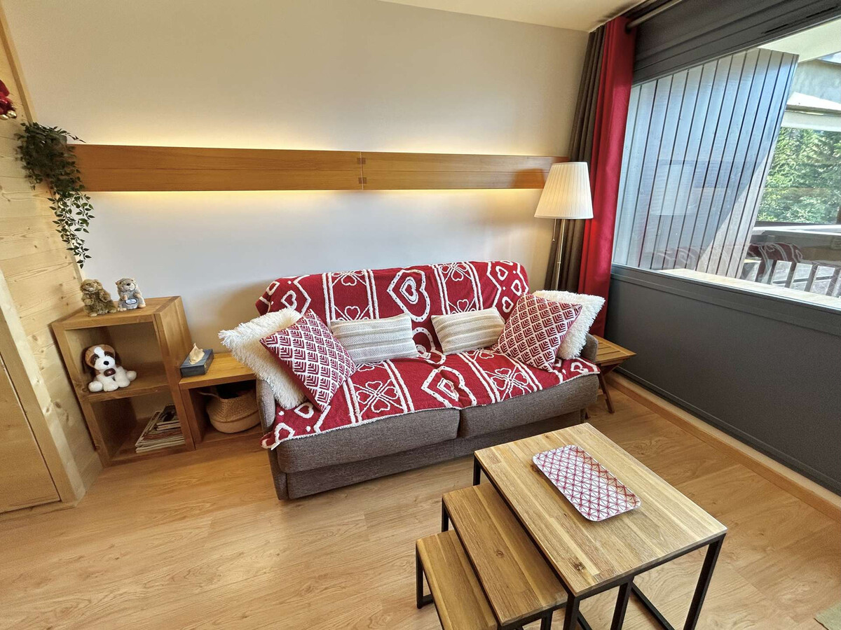 Studio 4 pers. Megève, parking et casier skis - Photo 4